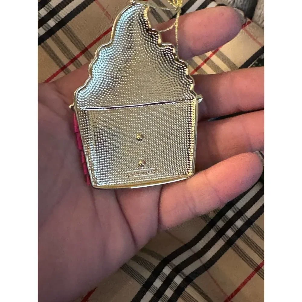 Baublebar  bag charm/keychain ornament fro yo pink berry